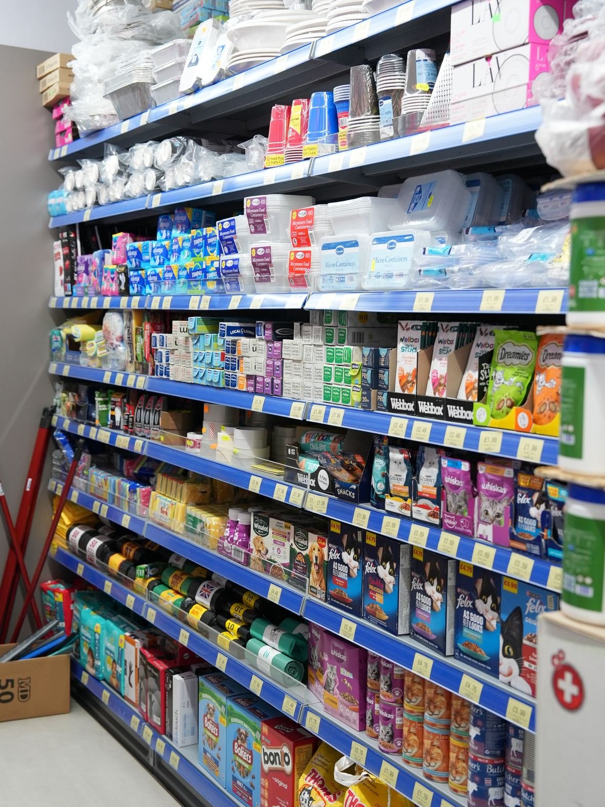 British household and everyday brands at Mega Food Centre