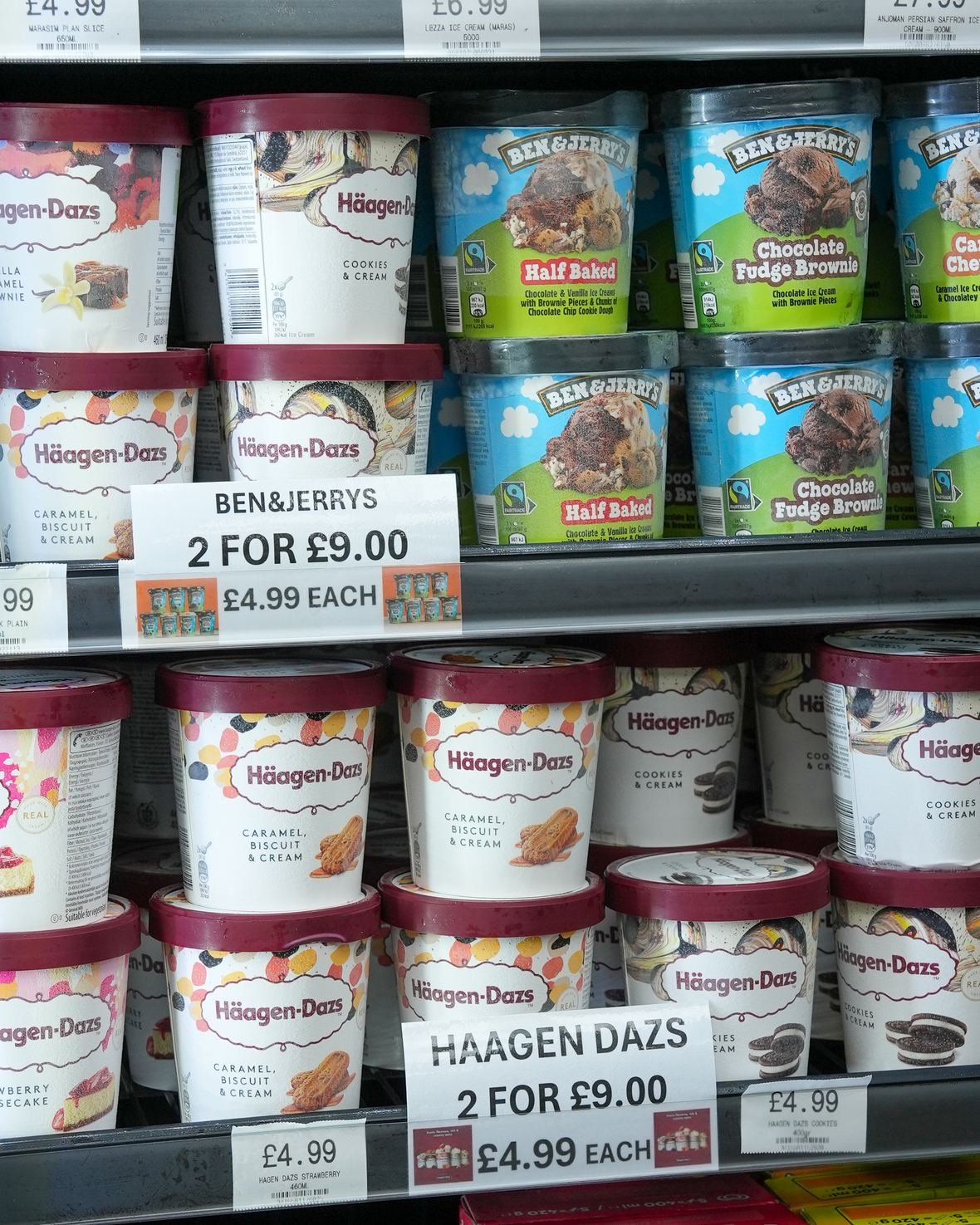 Häagen-Dazs & Ben & Jerry’s on offer at Mega Food Centre