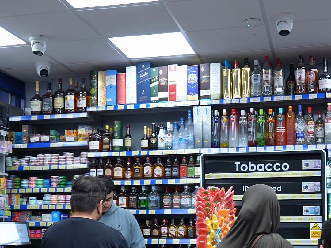 The tills and confectionery aisle